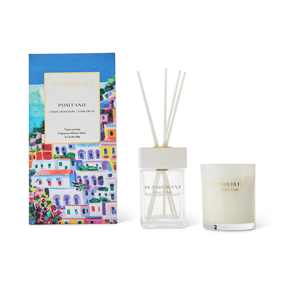 Wanderlust Candle & Diffuser Gift Pack - 2 Piece