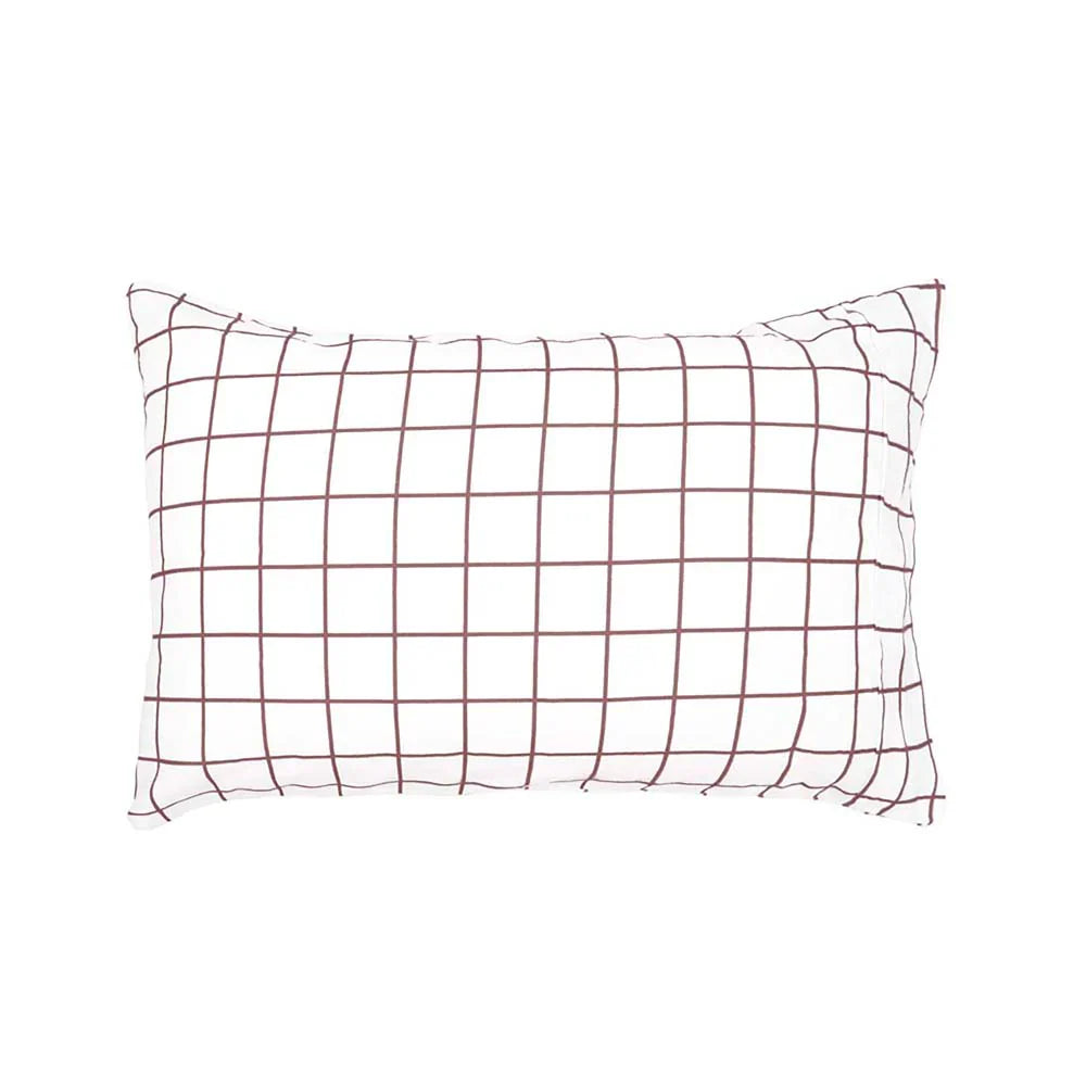 Bambury Grid Flannelette Quilt Cover Set