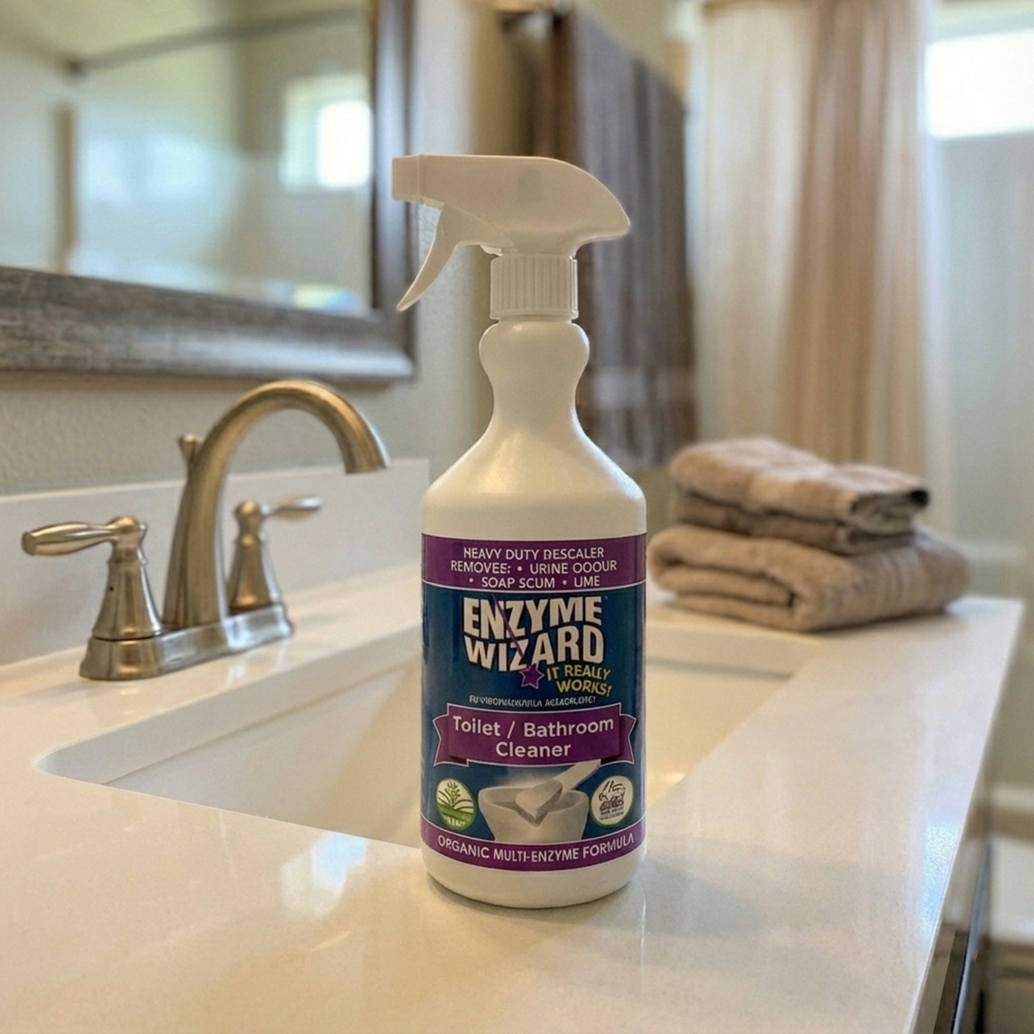 Enzyme Wizard Bathroom & Toilet Cleaner 750ml