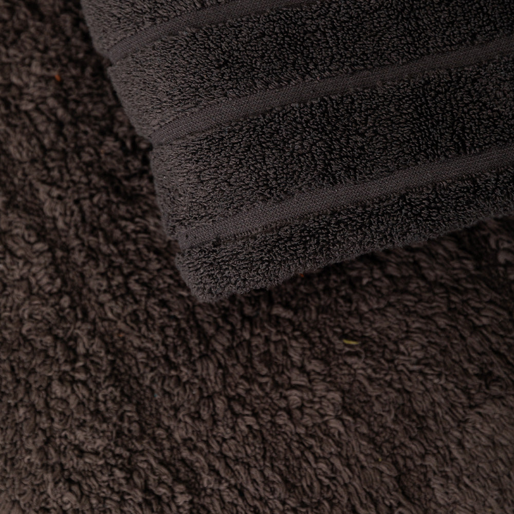 Cooper Plain Tufted Bath Mat - Charcoal