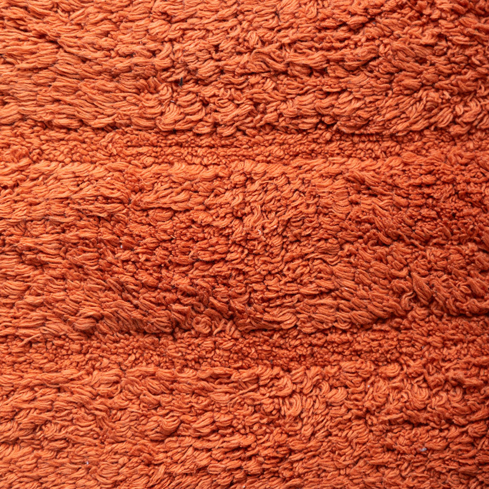 Cooper Plain Tufted Bath Mat - Rust