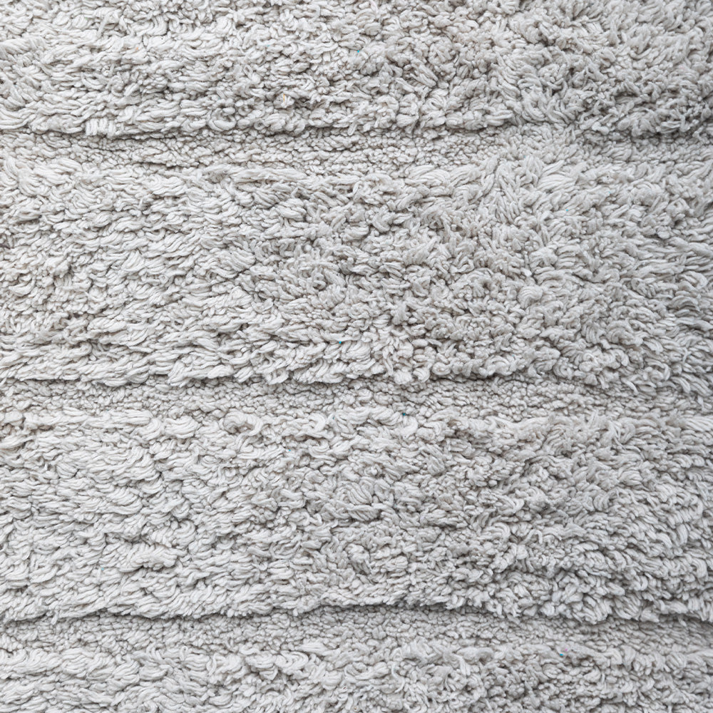 Cooper Plain Tufted Bath Runner - Silver