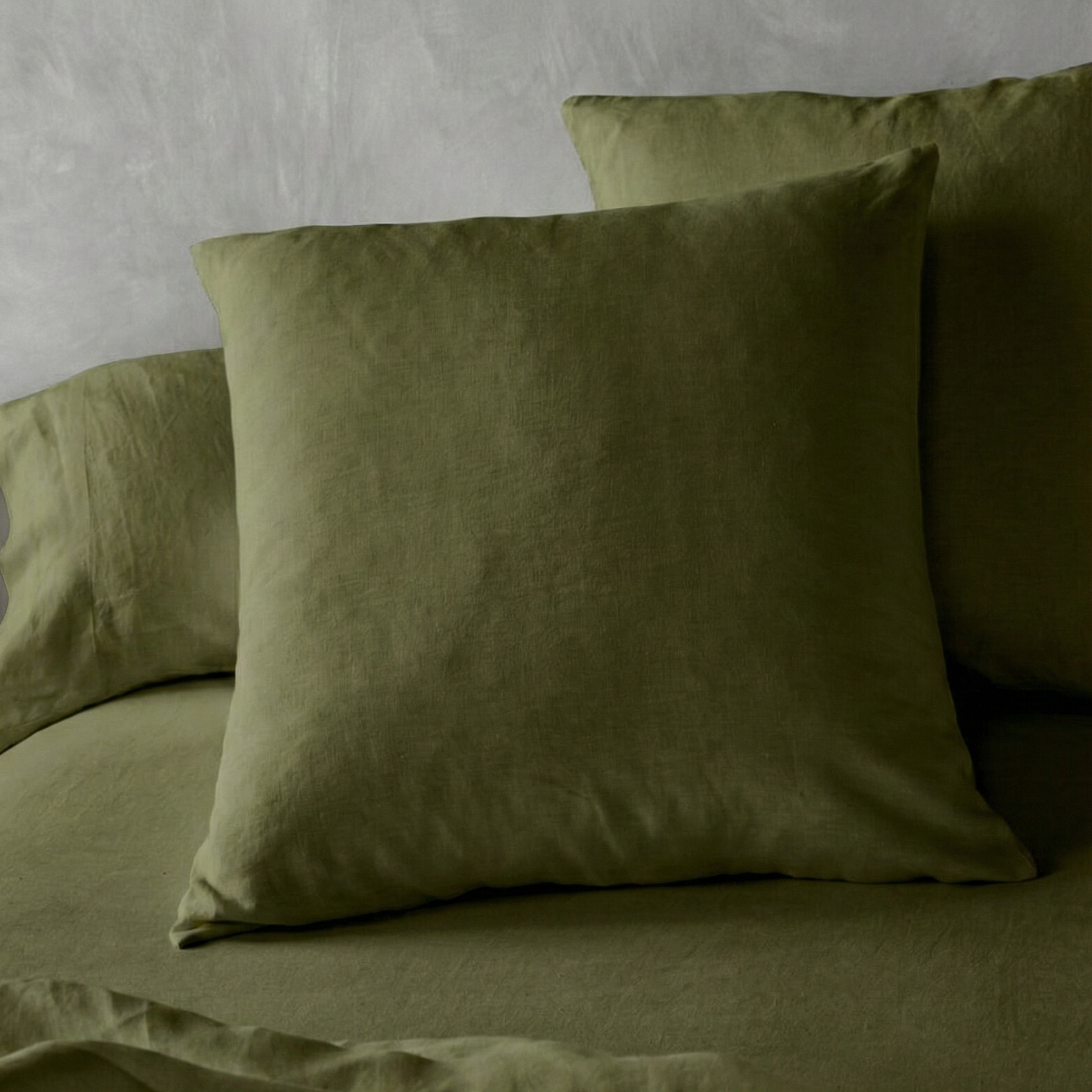 NOOK Elayna European Pillowcase - Moss