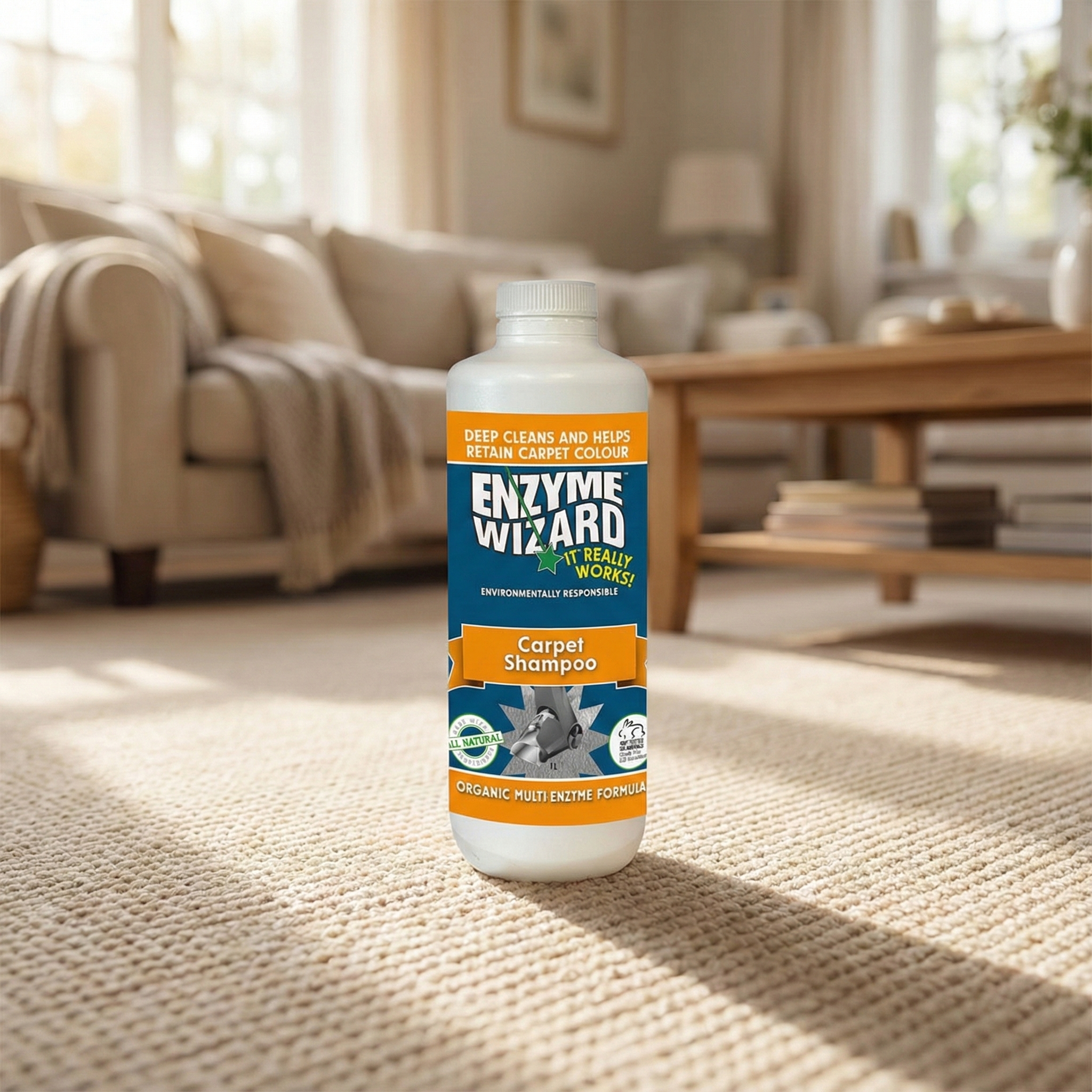 Enzyme Wizard Carpet Shampoo 1L