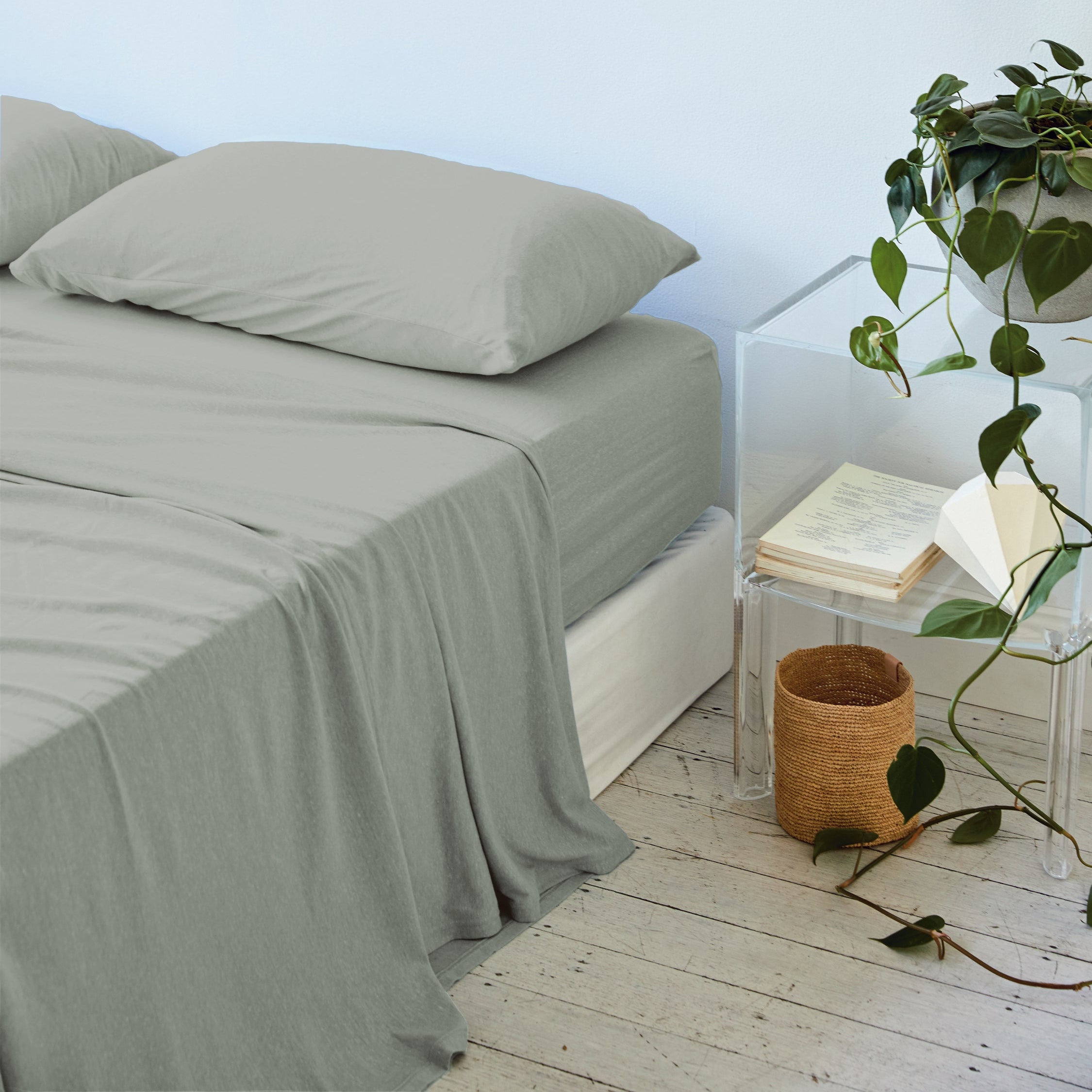 Rory Jersey Sheet Set - Sage