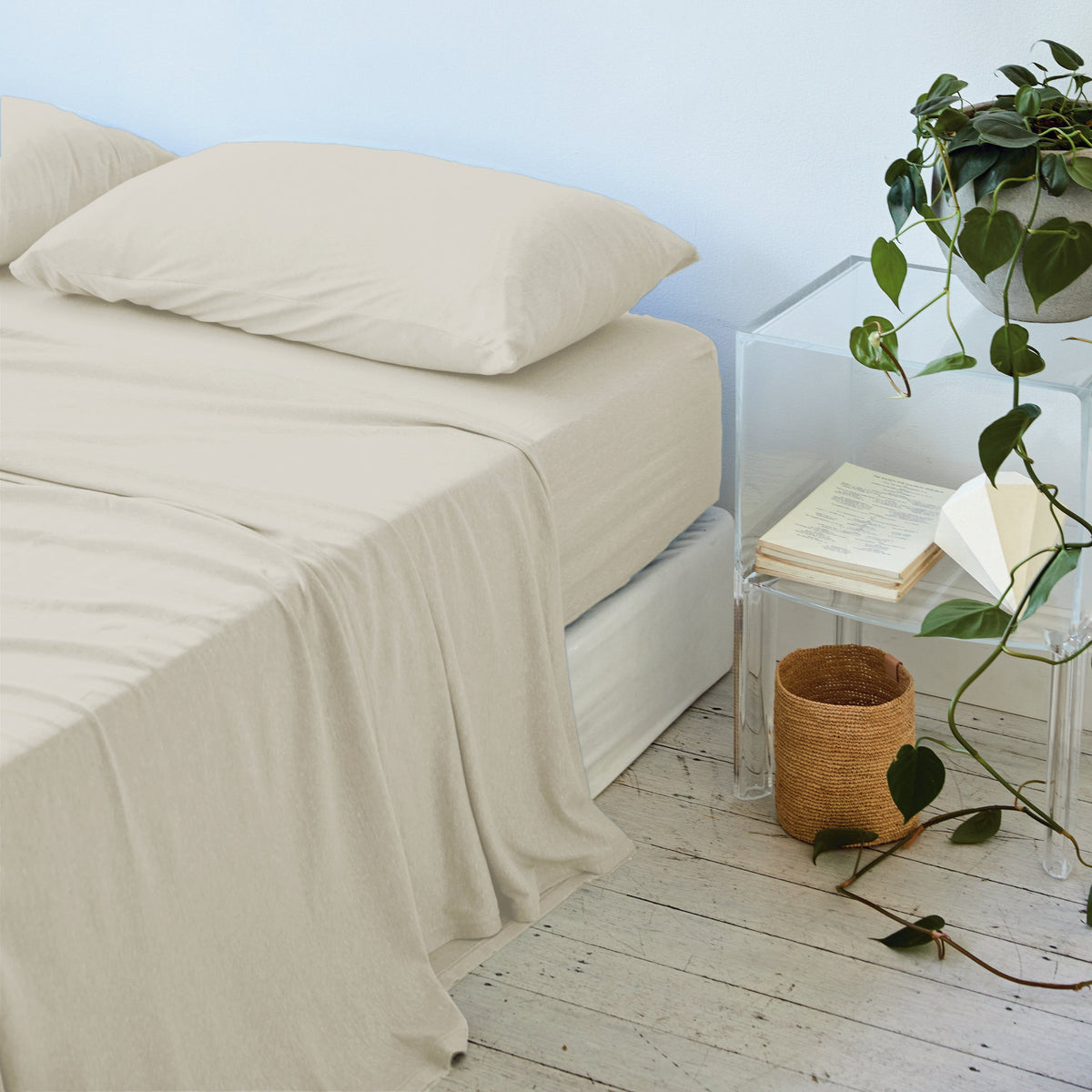 Rory Jersey Sheet Set - Stone