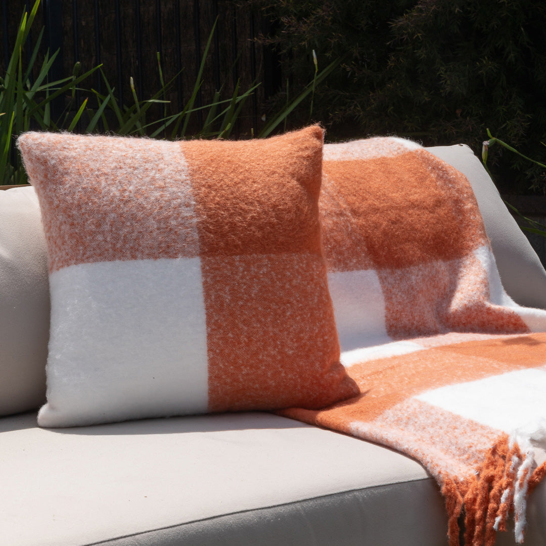 Penelope Cushion Cover - Rust