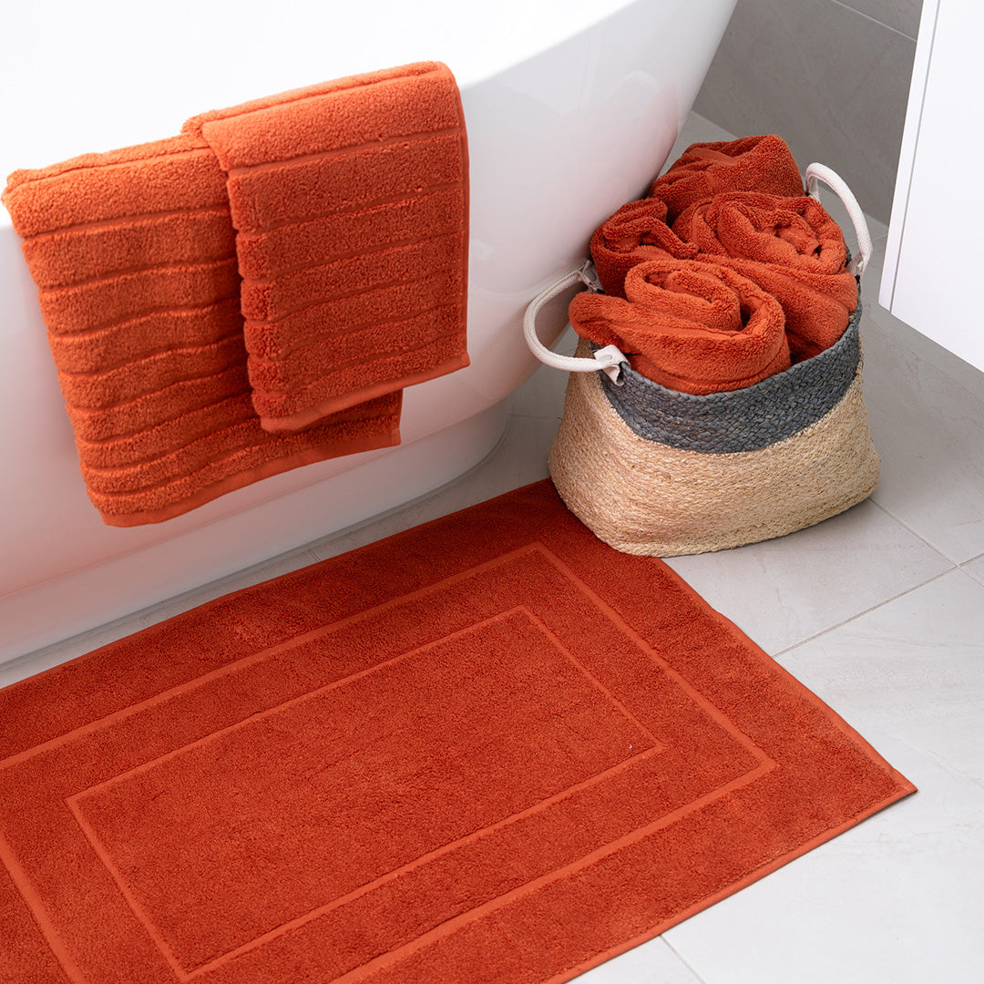 Cooper Hand Towel - Rust