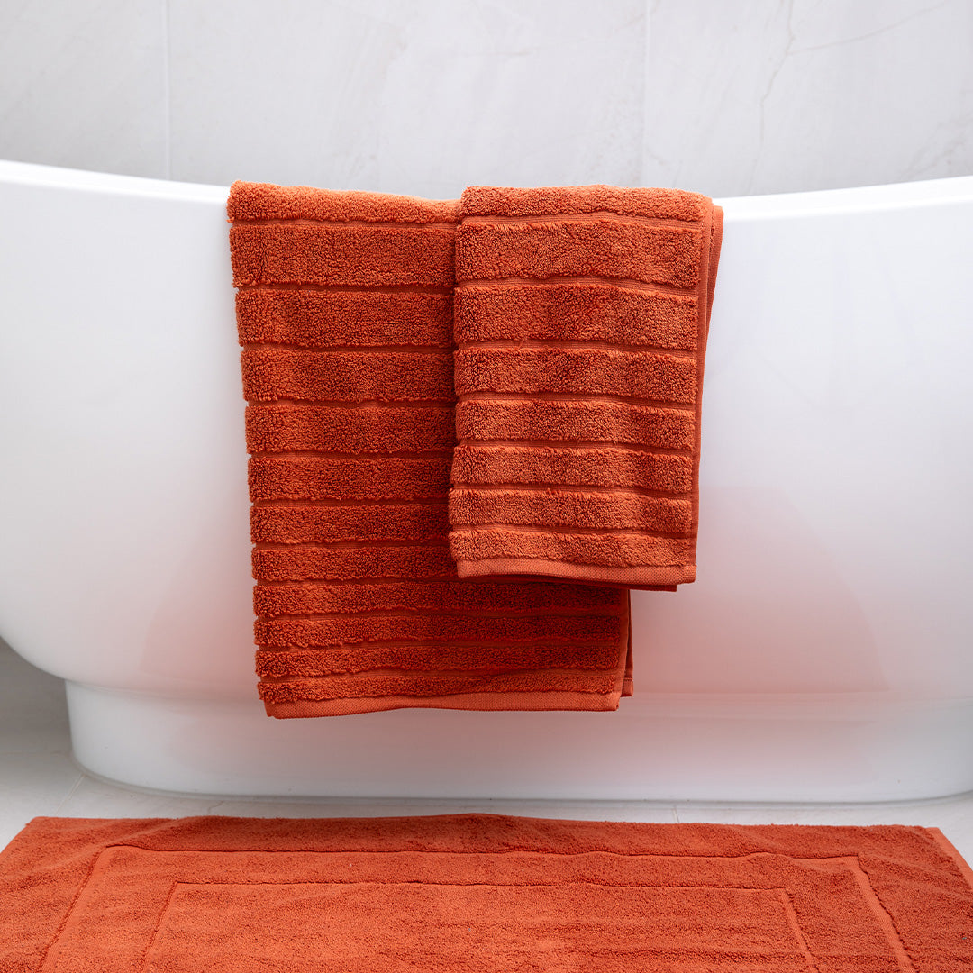 Cooper Bath Towel - Rust