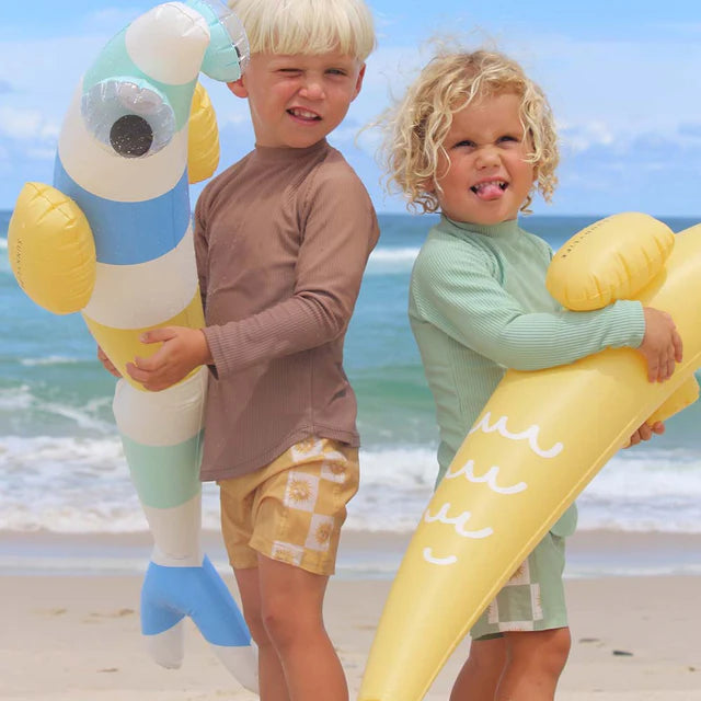 SUNNYLiFE Set of 2 Kids Inflatable Noodles Finn The Fish Multi
