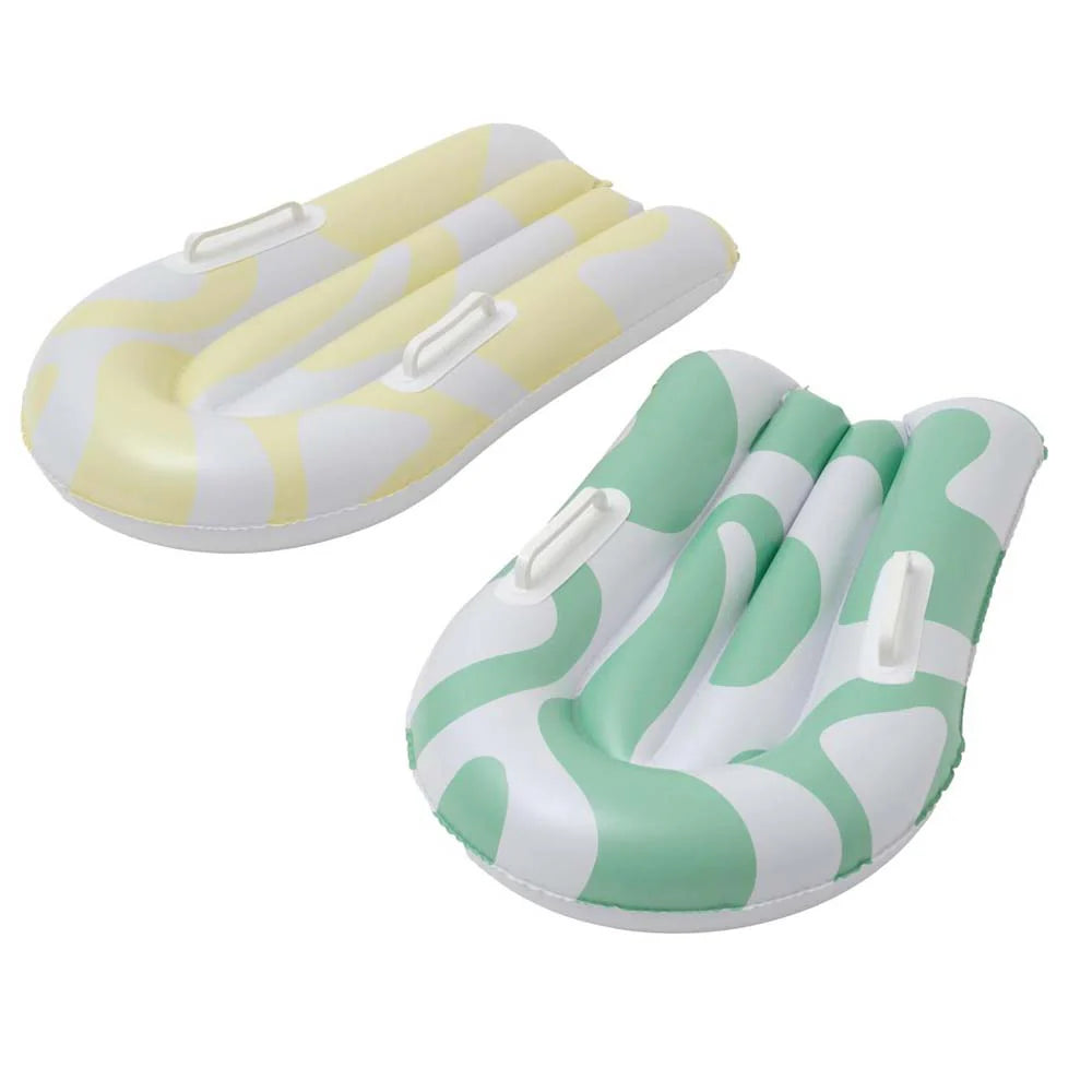 SUNNYLiFE Slip, Slide And Body Board Set Poolside Sorbet Wave