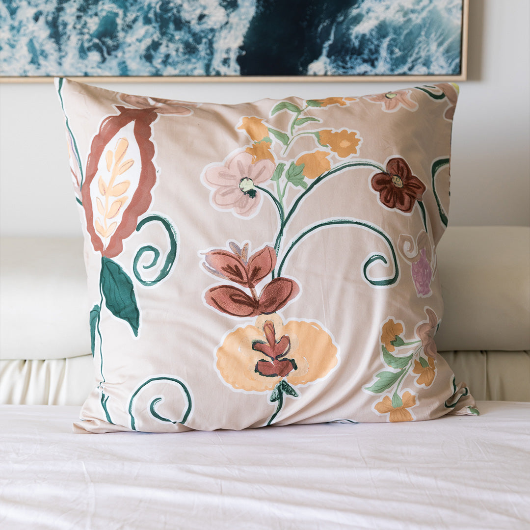 Floral european pillowcase hotsell