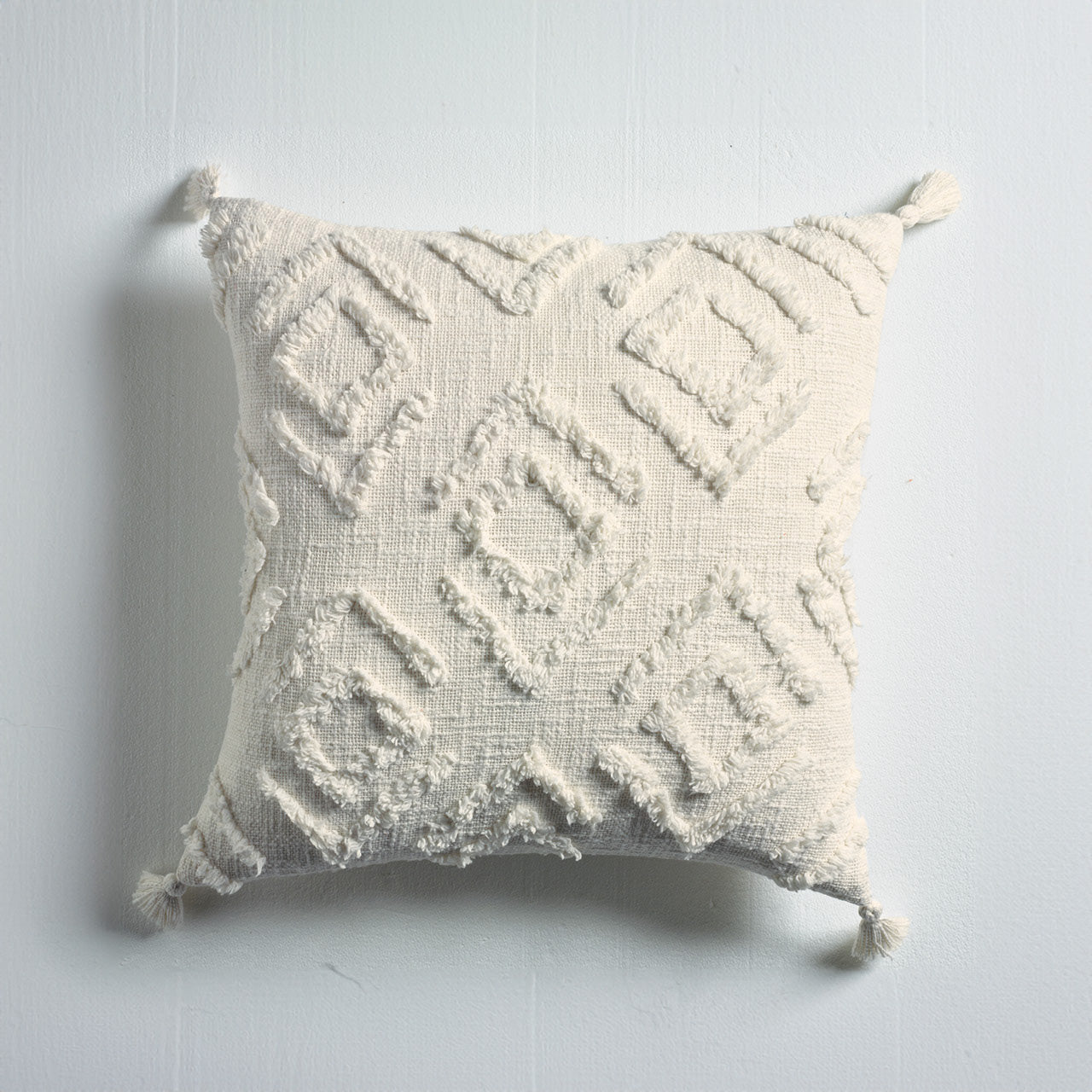 Aspen Cushion Cover Sugar on a white background