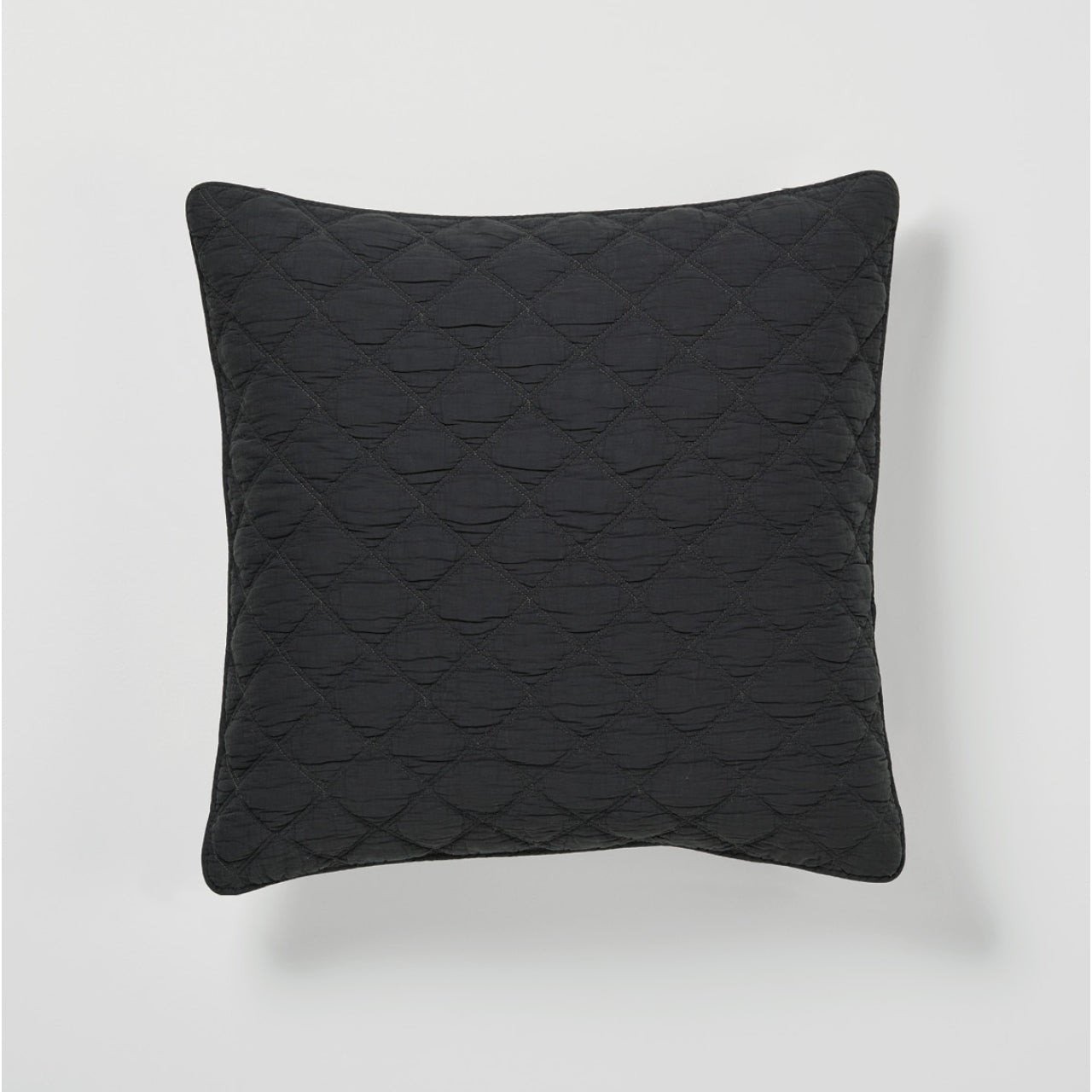 Austin Charcoal Cushion Cover on a white background