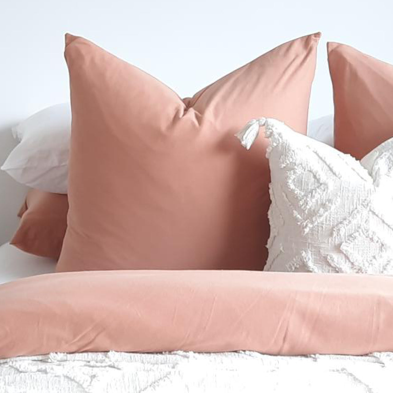 Blush best sale european pillowcase