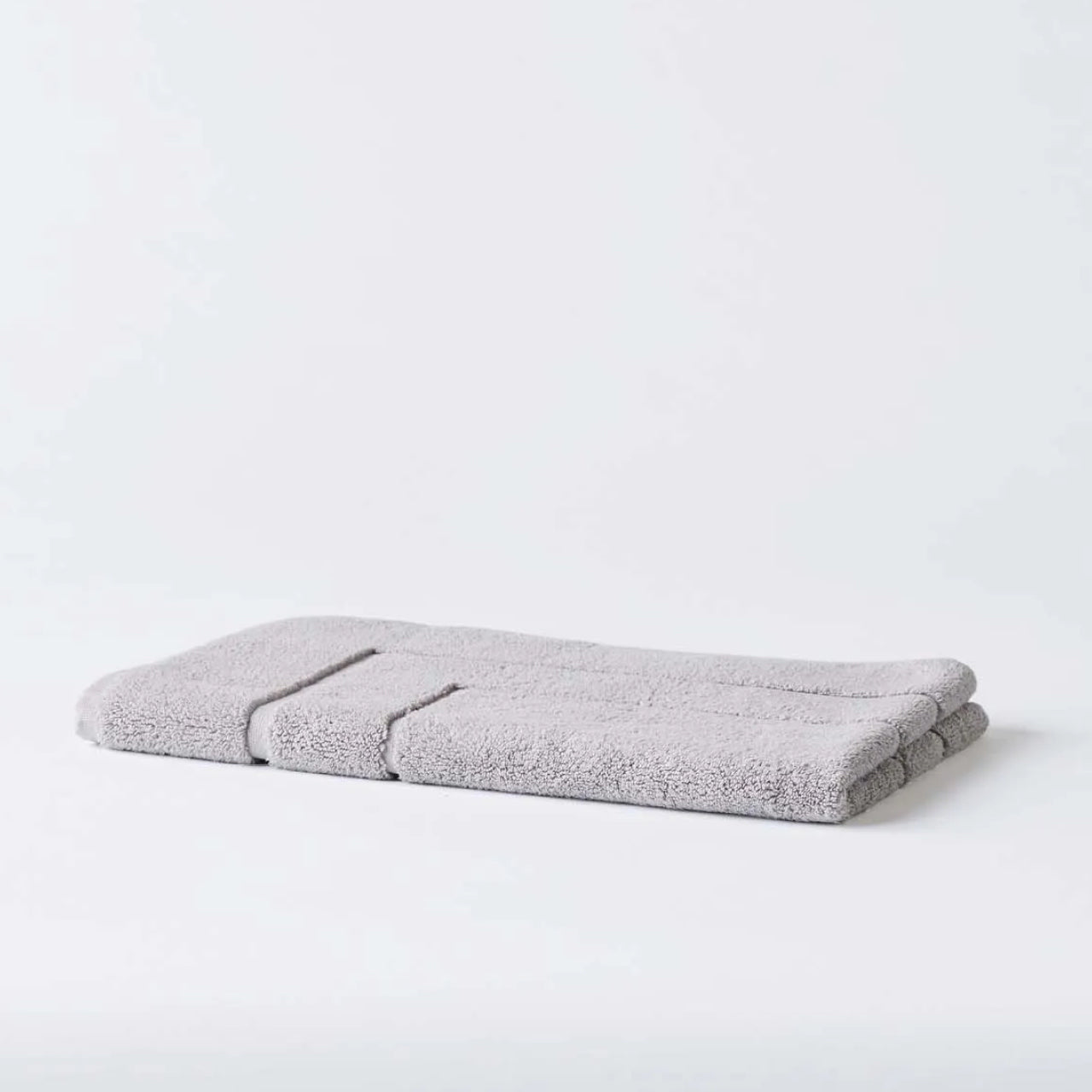 Cooper Bath Mat Silver on a white background