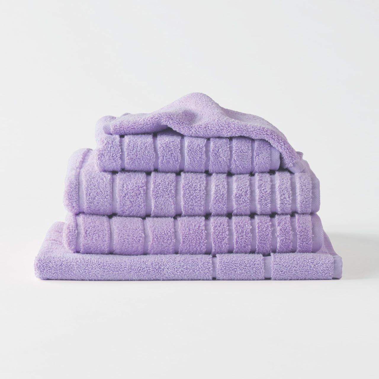 Cooper Towels Lavender on a white background