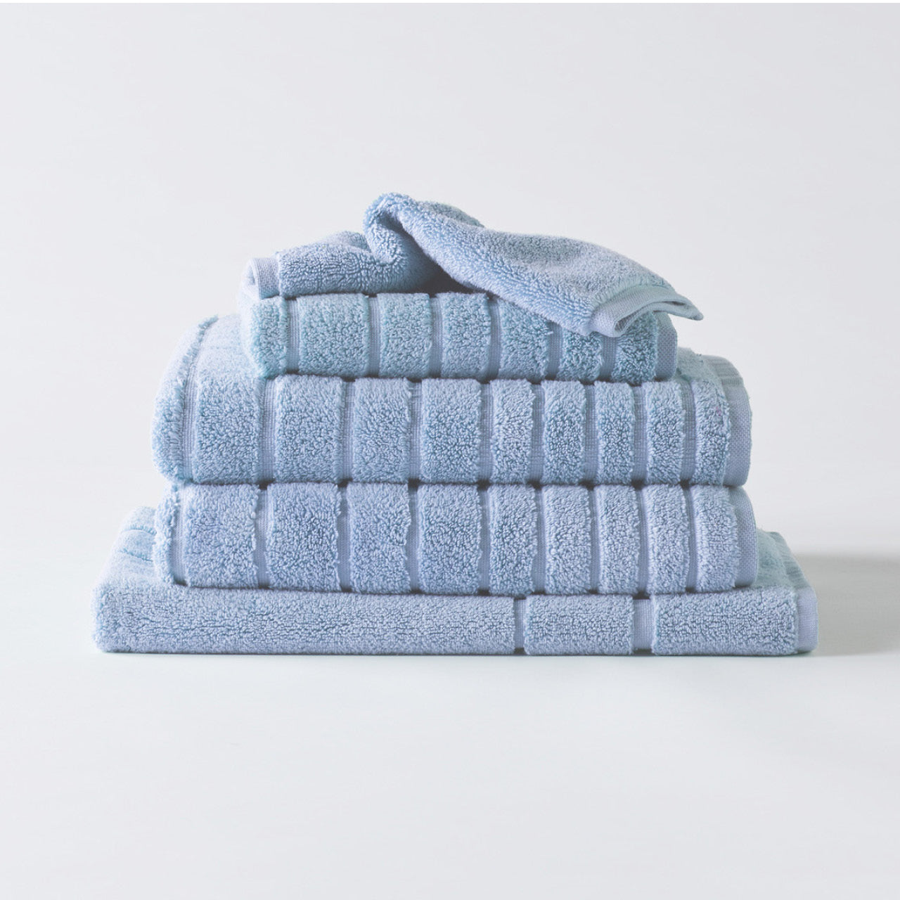 Cooper Towels Sky Blue on a white background