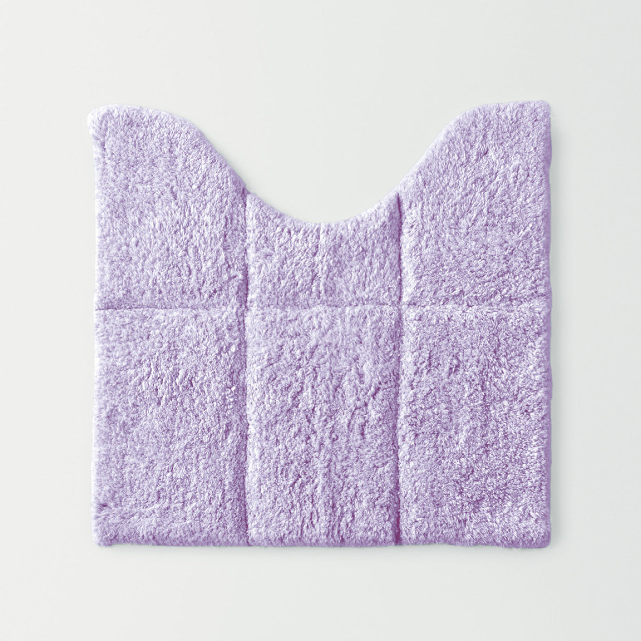 Cooper Tufted Contour Mat Lavender on a white background
