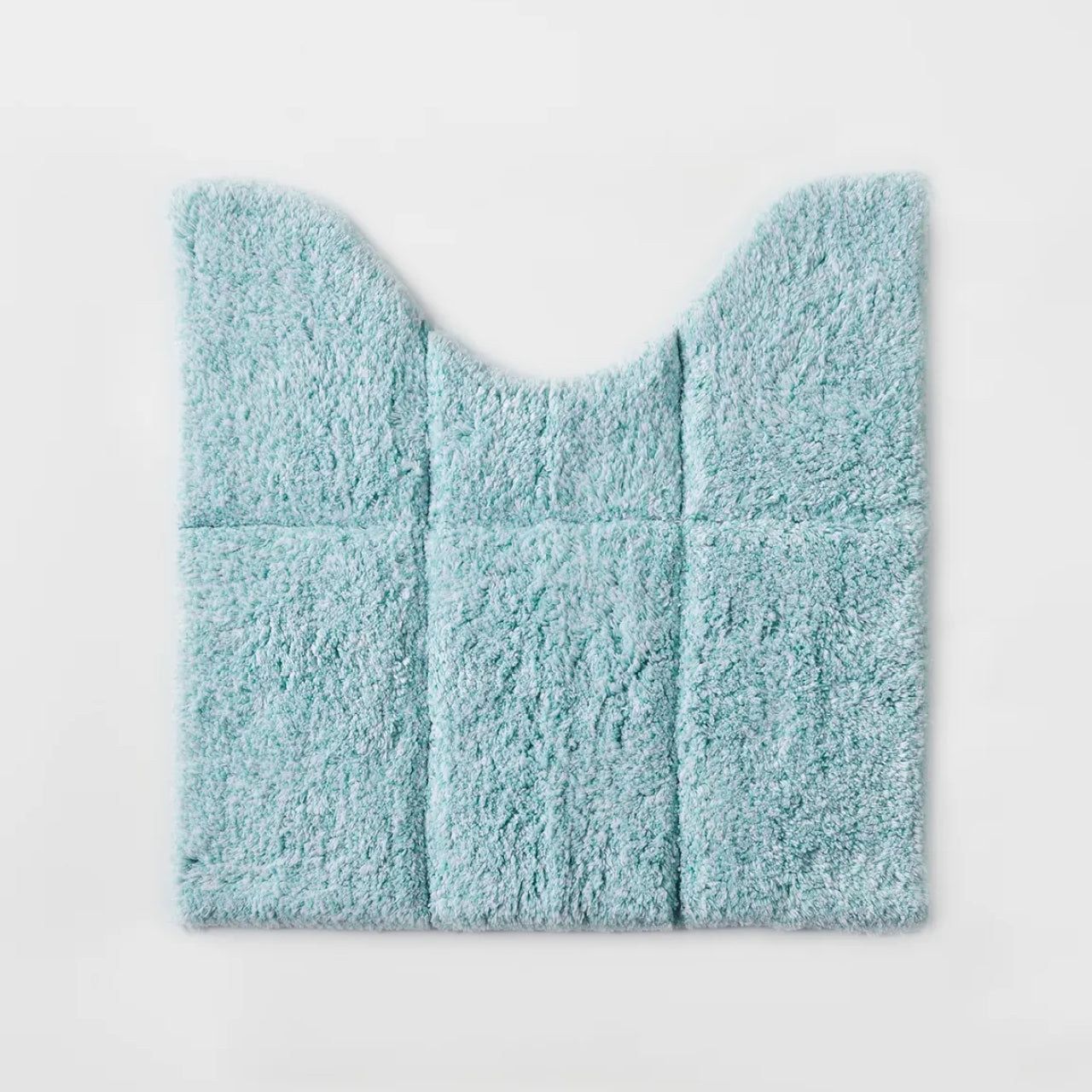 Cooper Tufted Contour Mat Mint on a white background