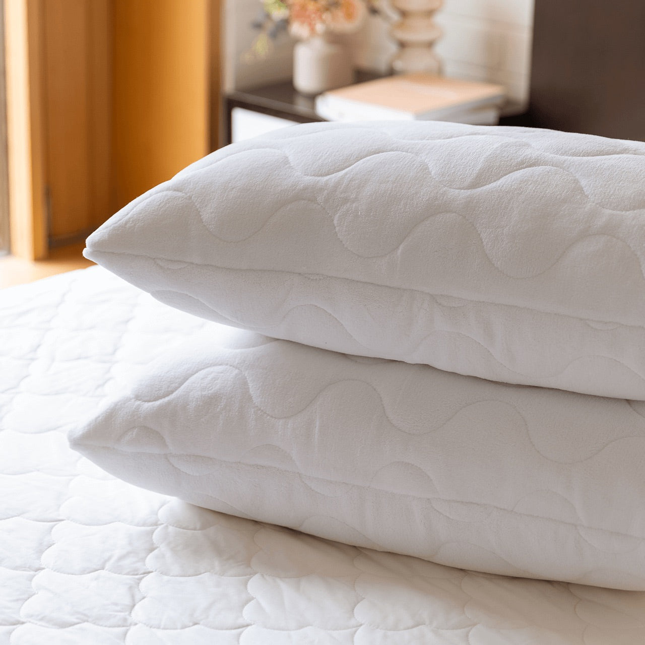 Coral Fleece Pillow Protector