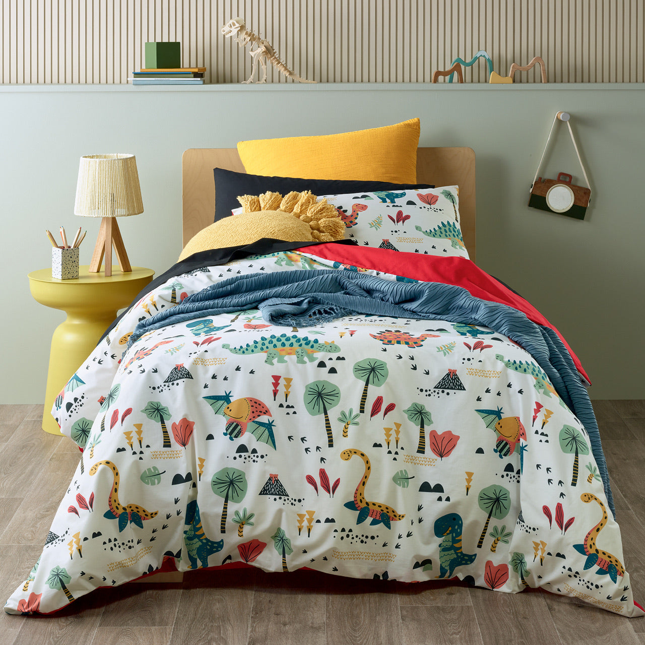 Dinosaur quilt cover double hotsell