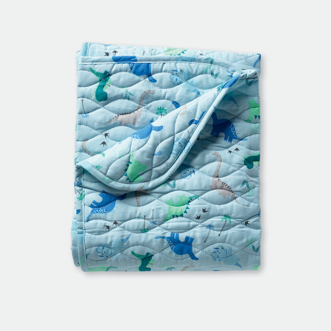Dinosaur Cot Comforter on a white background