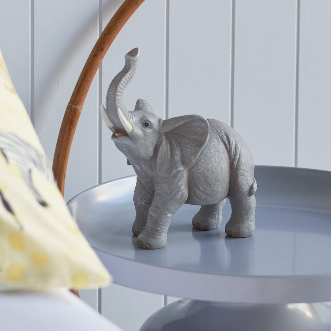 Elephant Night Light next to bed