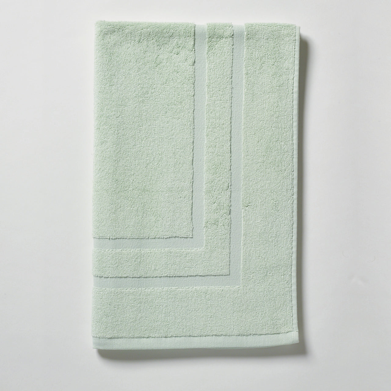 Flint Bath Mat Pistachio overhead shot