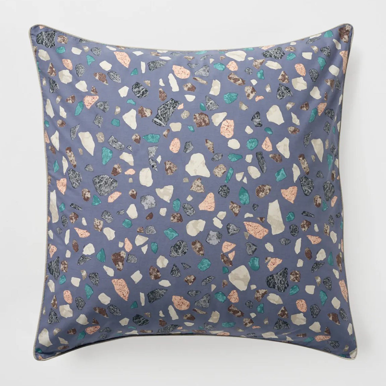 Gemstone European Pillowcase on a white background