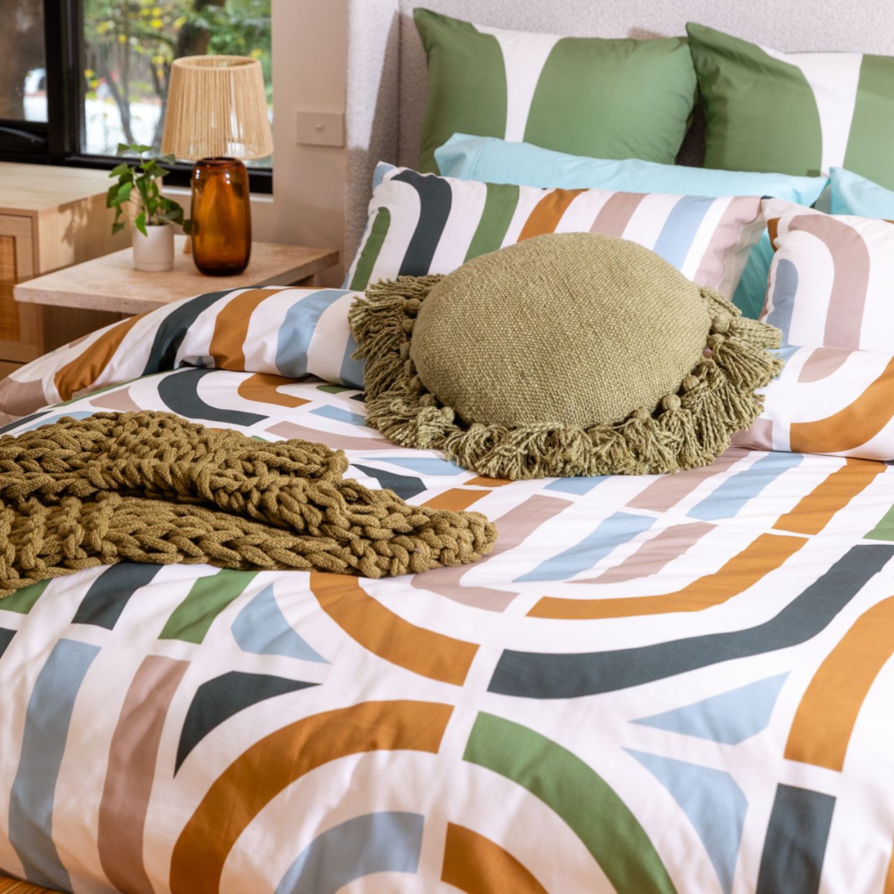 Harlei Quilt Cover Set lifestyle shot
