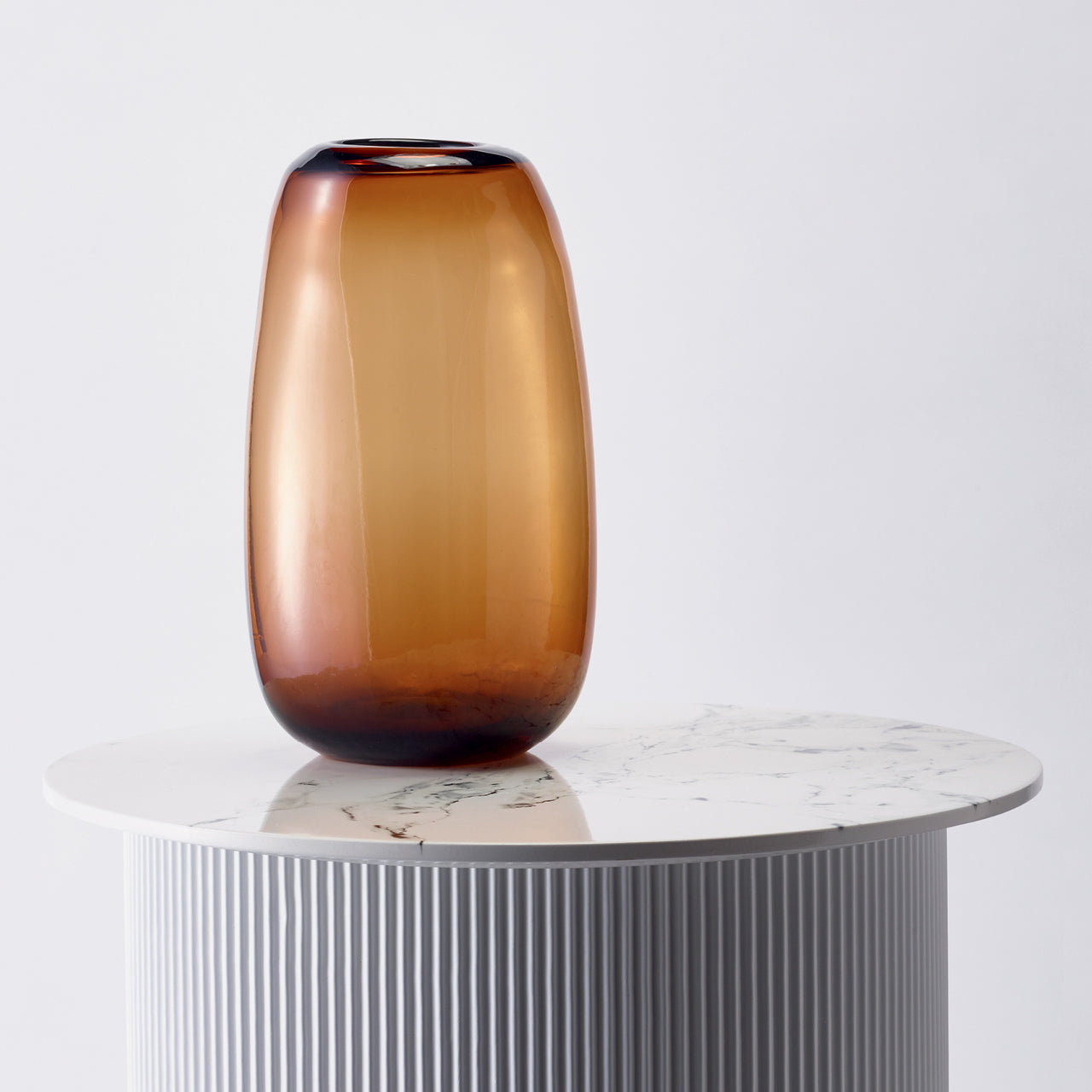 Indiana Vase Amber 22cm