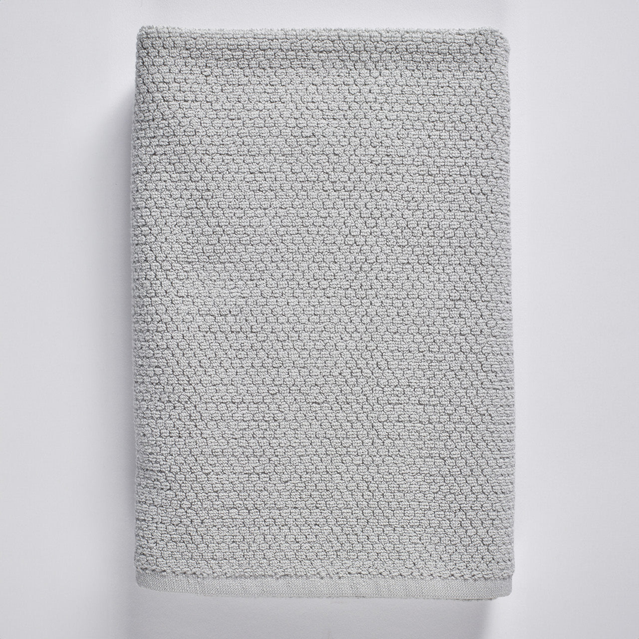 Izmir Bath Mat Grey overhead shot