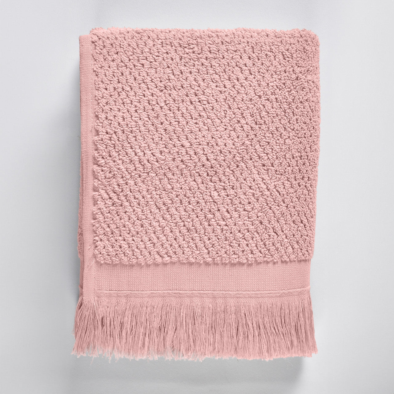 Izmir Hand Towel Rose overhead shot