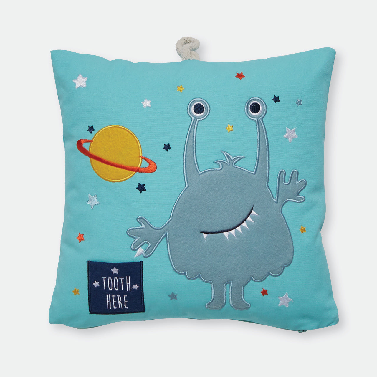 Monster Novelty Cushion on white background