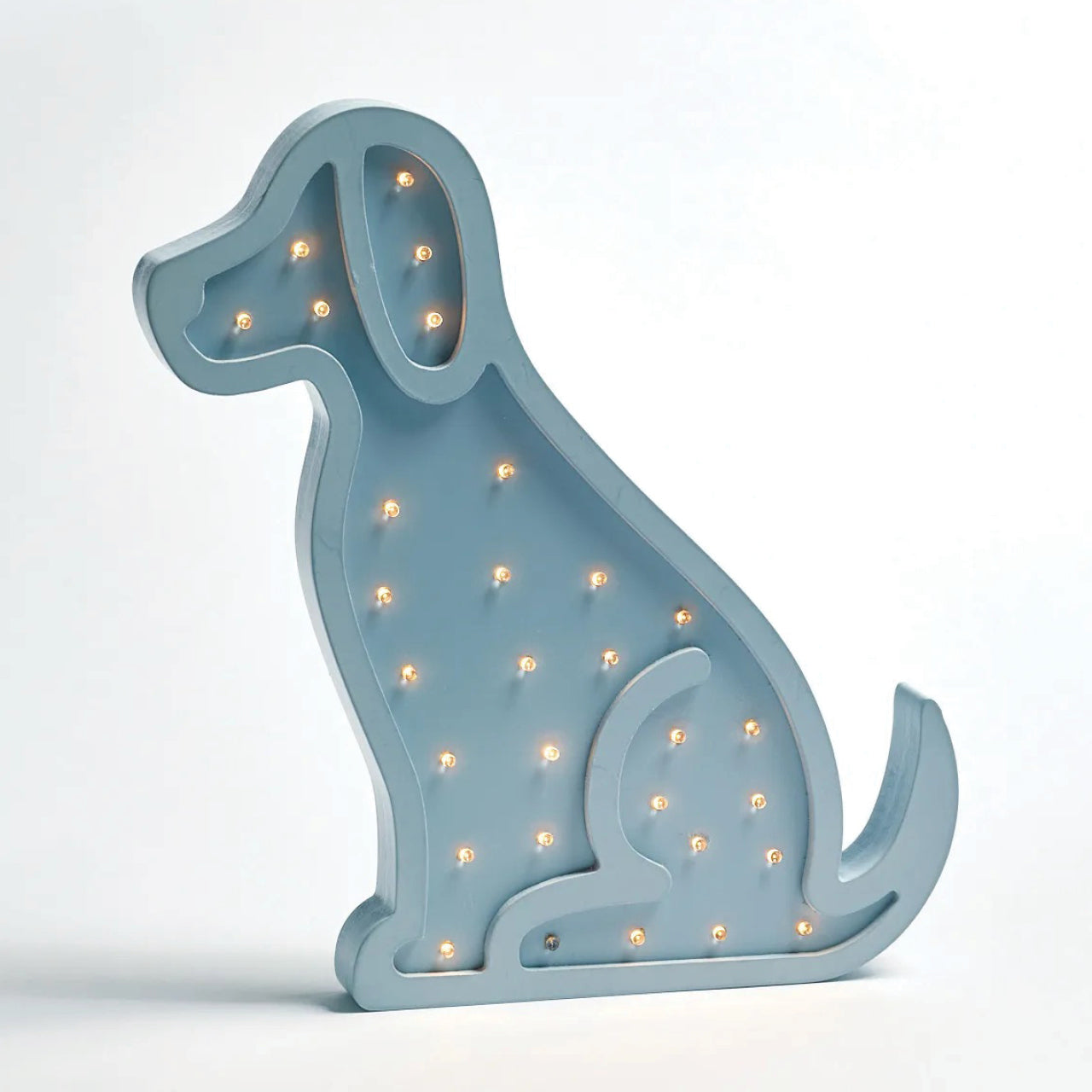 Pawfect Wooden Light on a white background