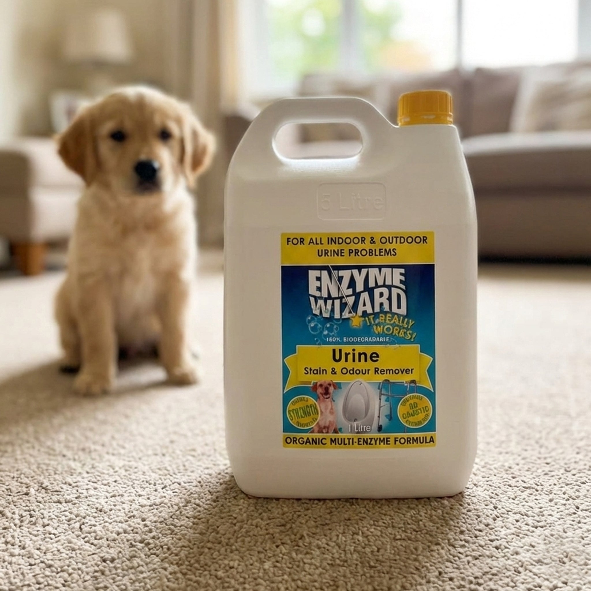 Enzyme Wizard Urine Stain & Odour Remover 5L