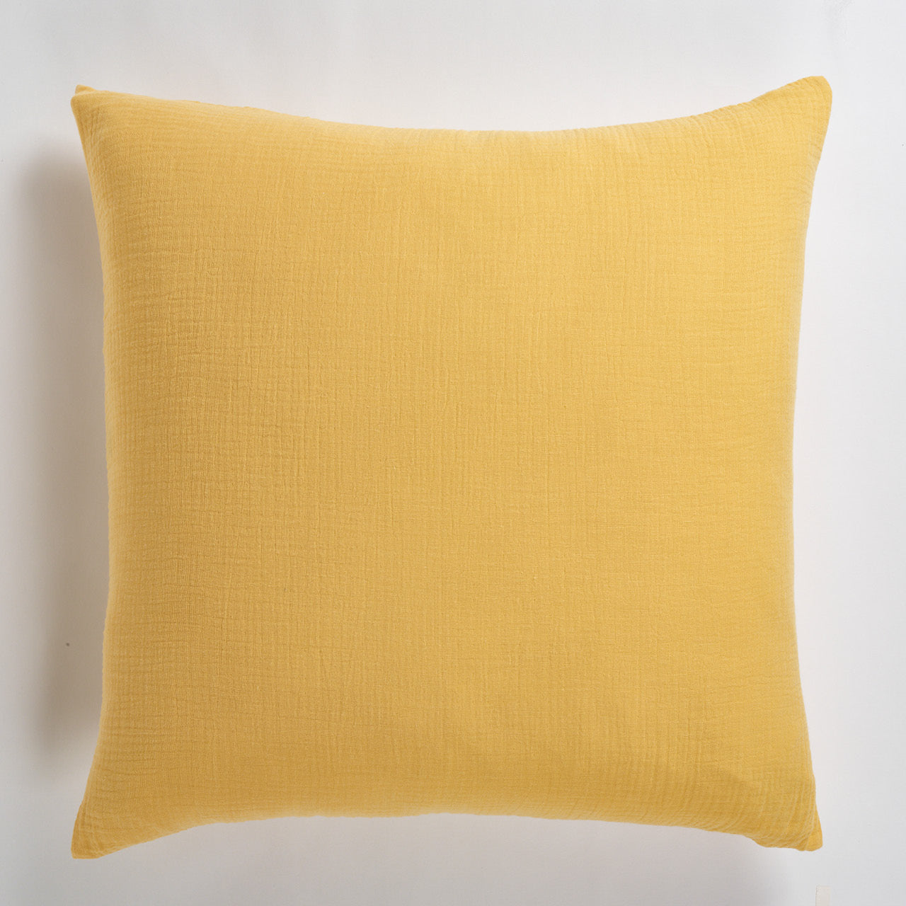Saffron European Pillowcase on a white background