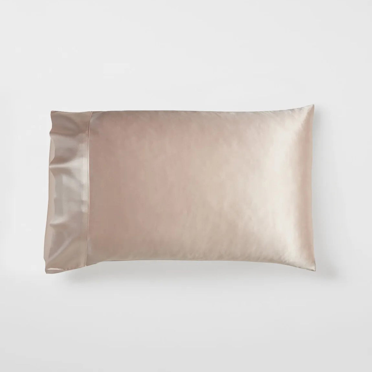 Silk Royale Pillowcase Dusty Pink on a white background