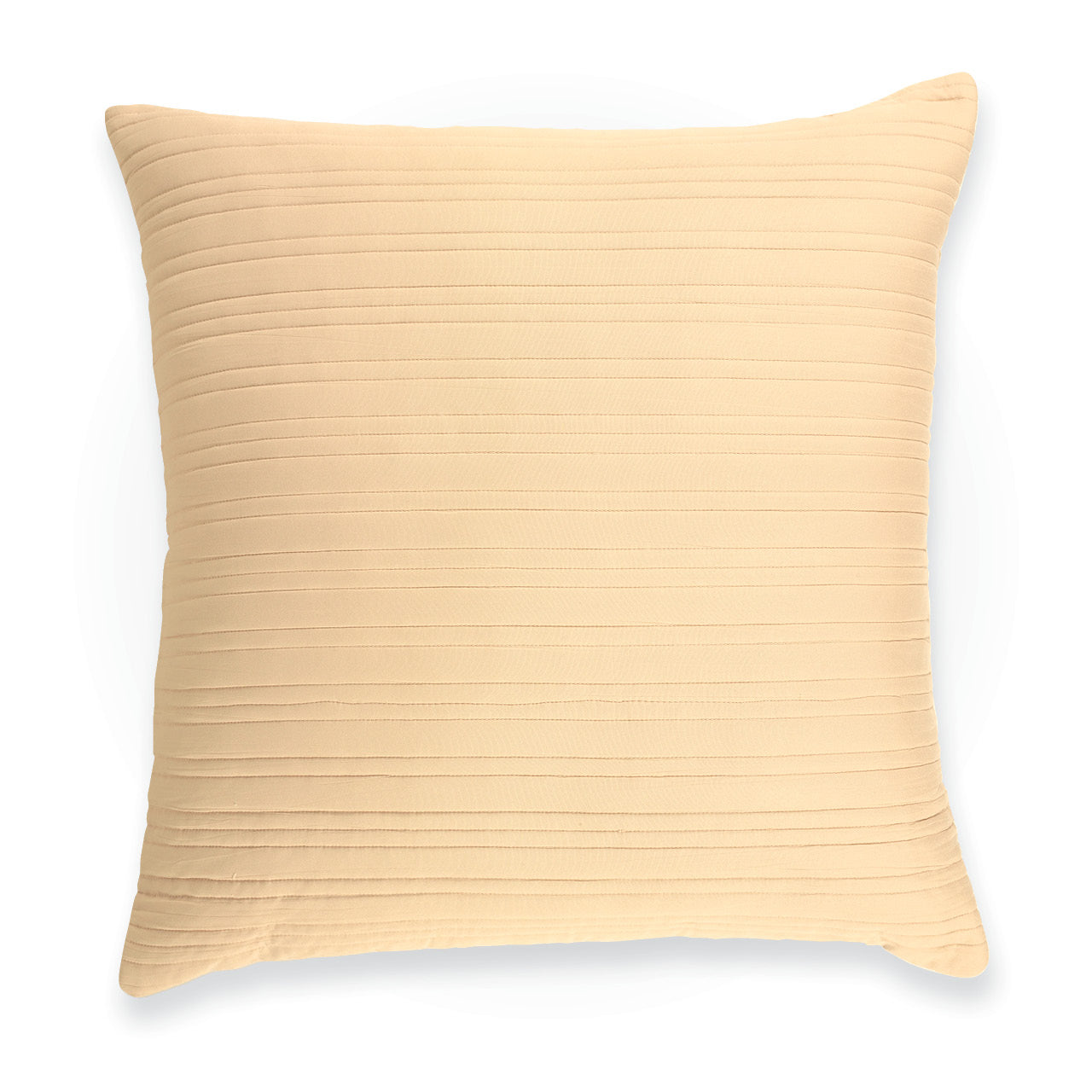 Taya Natural European Pillowcase on a white background