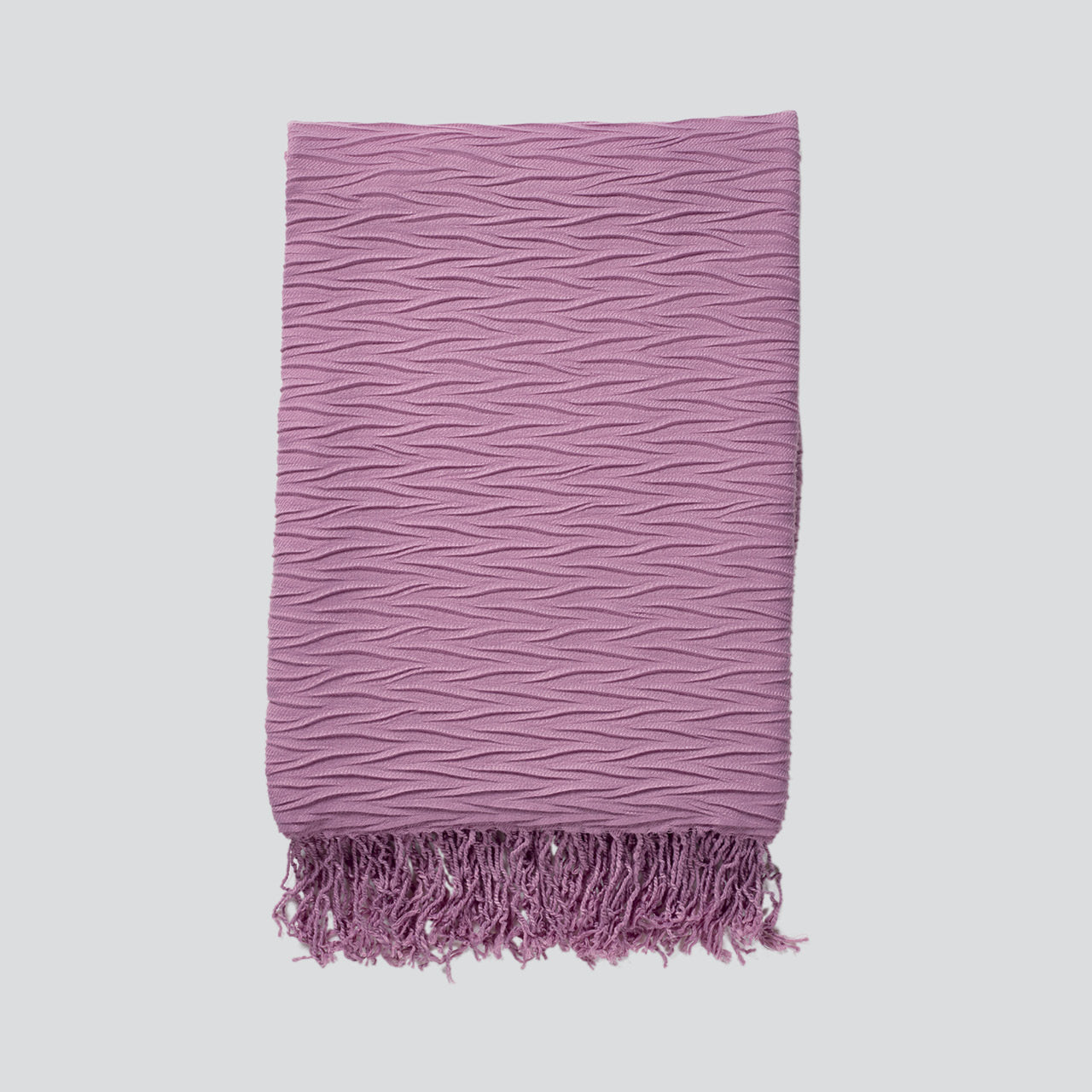 Willow Throw Mauve on a white background