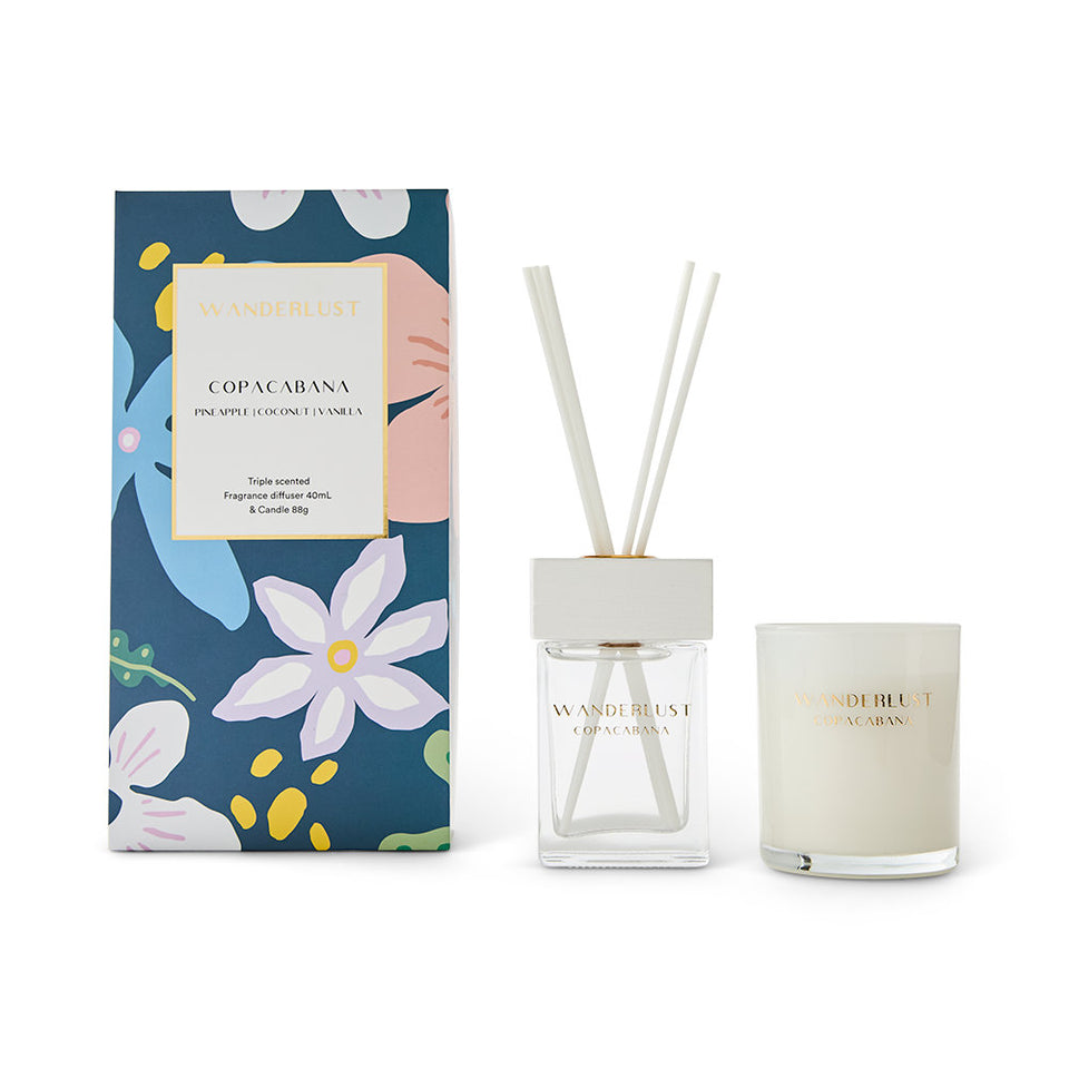Wanderlust Candle & Diffuser Gift Pack - 2 Piece