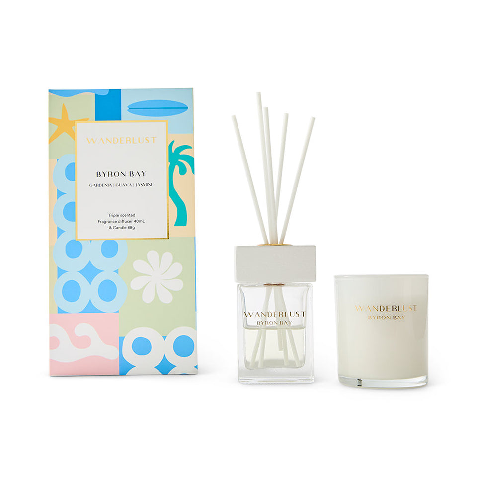 Wanderlust Candle & Diffuser Gift Pack - 2 Piece