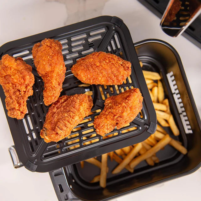 Kitchen Couture 11L Clear View Vertex Dual Drawer Air Fryer