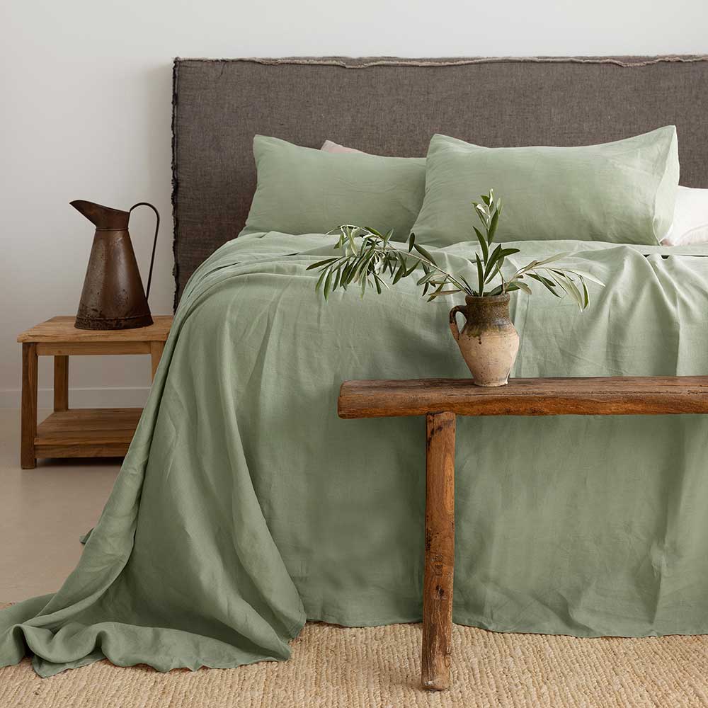 Bambury French Flax Linen Sheet Set