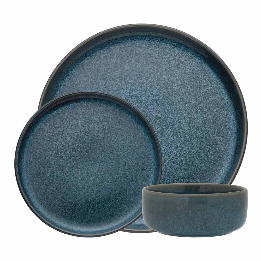 Ecology Bondi 12 Piece Dinner Set Indigo