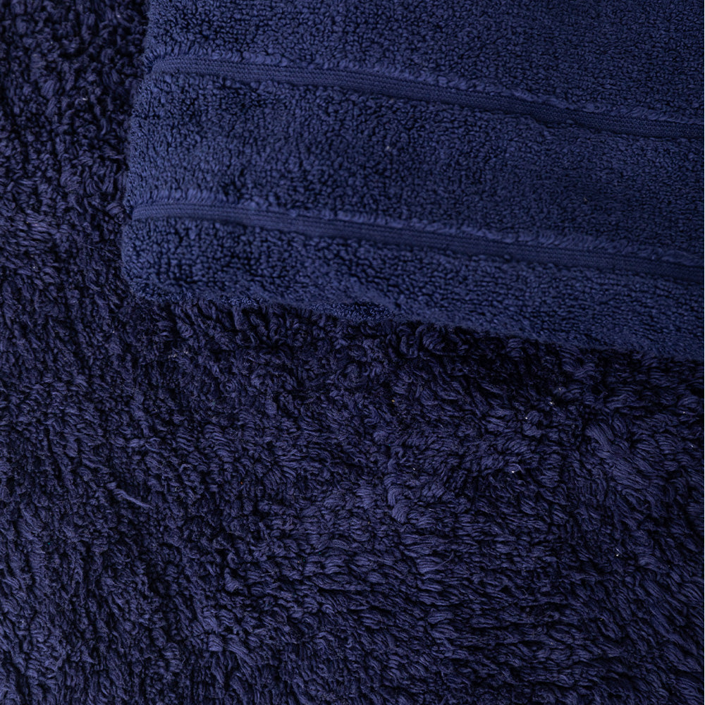 Cooper Plain Tufted Bath Mat - Indigo