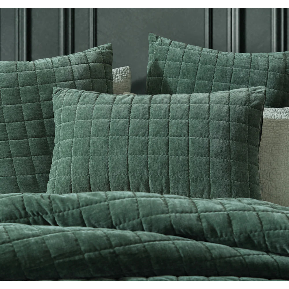 Platinum Collection Apollo Quilt Cover Set - Cilantro