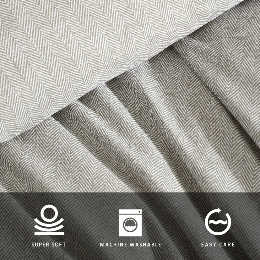 Kenneth Cole Herringbone Quilt Cover Set