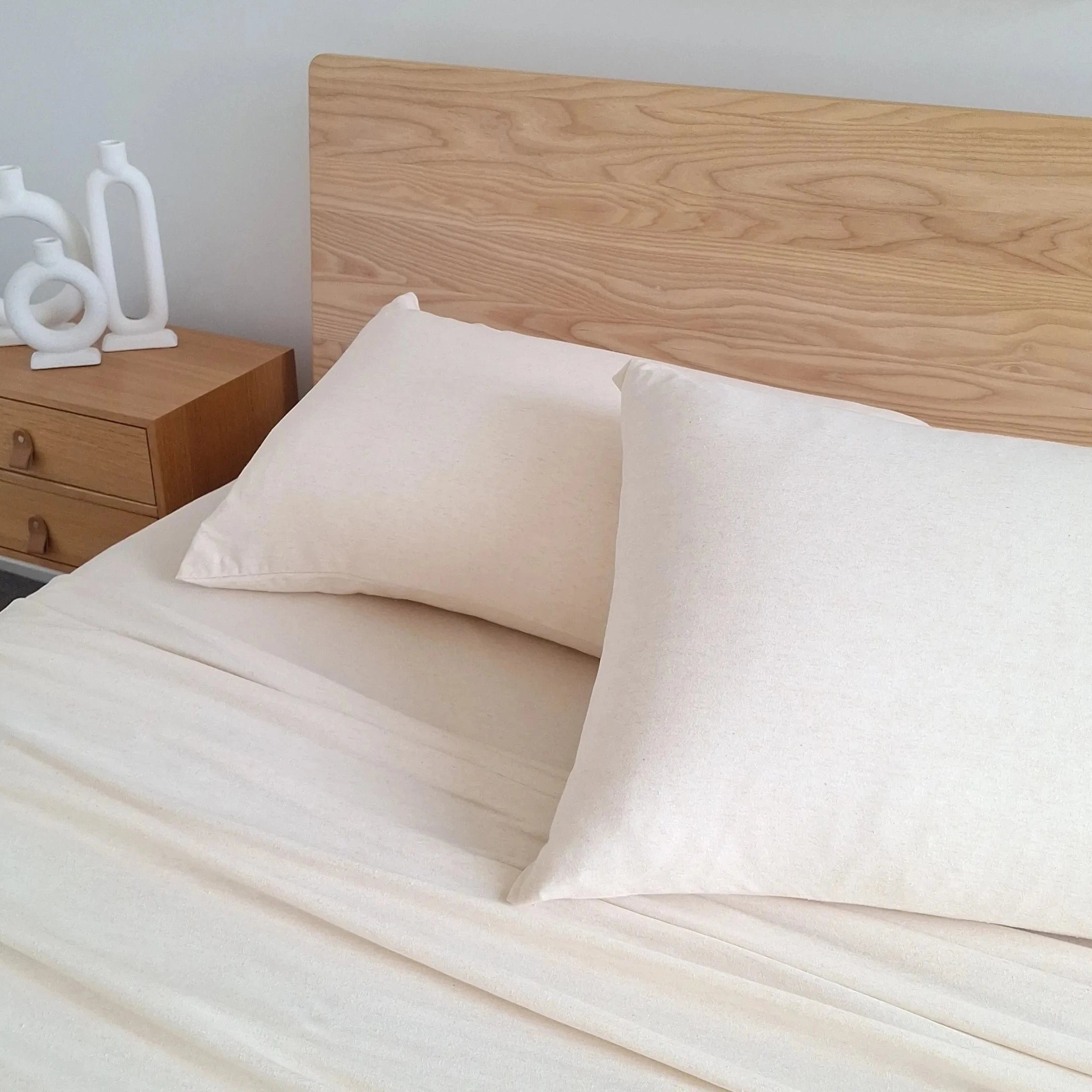Rory Jersey Standard Pillowcase - Sand